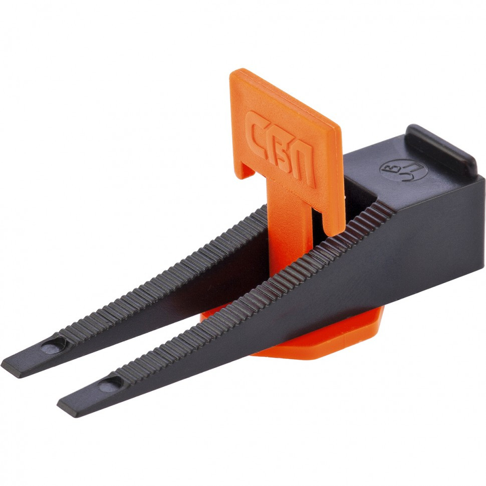 88075 — Система выравнивания плитки СВП - комплект: зажим + клин 250/250 шт. СИБРТЕХ