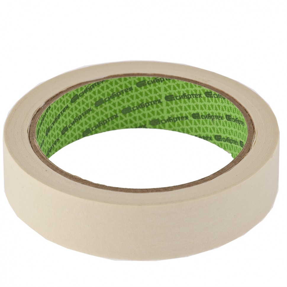 88837 — Лента малярная, 17 мм х 25 м, на бумажной основе СИБРТЕХ