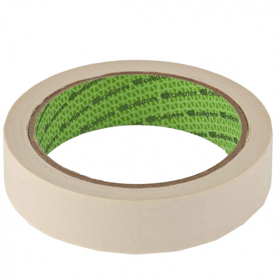 88883 — Лента малярная, эконом, 25 мм х 15 м, на бумажной основе СИБРТЕХ