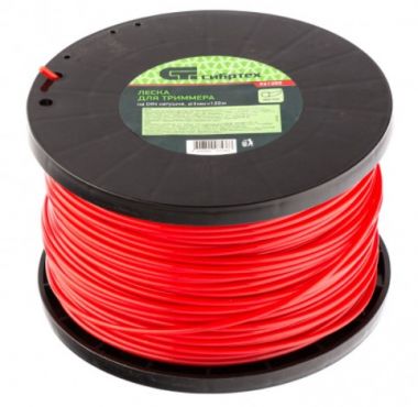 961355 — Леска для триммера круглая, на DIN катушке, 3,0 мм х 120 м, россия// сибртех СИБРТЕХ