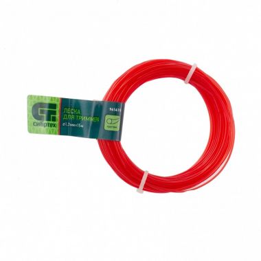 961415 — Леска для триммера круглая, 1,3 мм х 15 м, россия// СИБРТЕХ