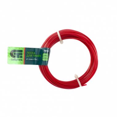 961535 — Леска для триммера квадратная, 1,6 мм х 15 м, россия// СИБРТЕХ