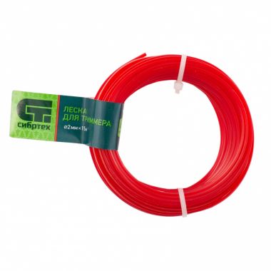 961635 — Леска для триммера треугольная, 2,0 мм х 15 м, россия сибртех сибртех 961635 СИБРТЕХ