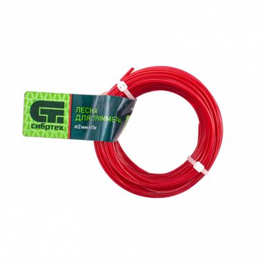 961715 — Леска для триммера 2.0мм 15м звезда сибртех СИБРТЕХ