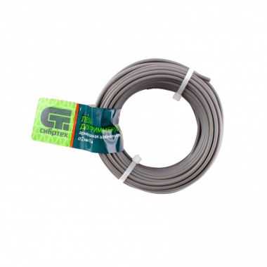 961925 — Леска для триммера 2.0мм 15м круглая сибртех СИБРТЕХ