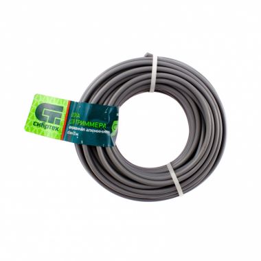 961945 — Леска для триммера круглая, армир. алюминием, 3,0 мм х 10 м, россия// СИБРТЕХ