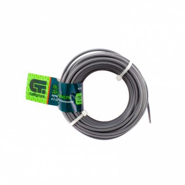 961975 — Леска для триммера 2.4мм 15м звезда армированная алюминием сибртех СИБРТЕХ