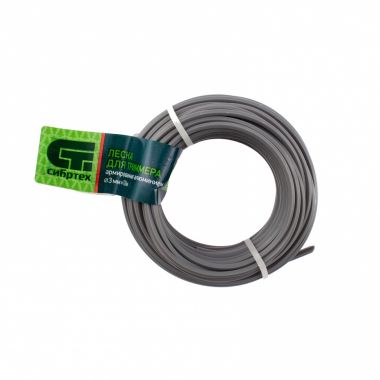 961985 — Леска для триммера звезда, армир. алюминием, 3,0 мм х 10 м, россия сибртех сибртех 961985 СИБРТЕХ