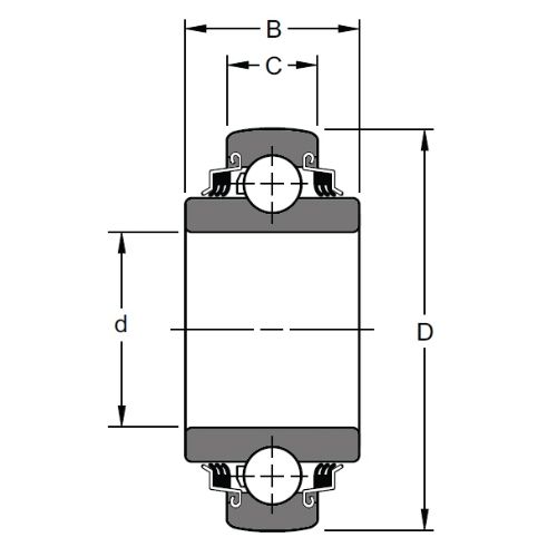 6013CM — Однорядный шариковый подшипник 6013 CM KOYO