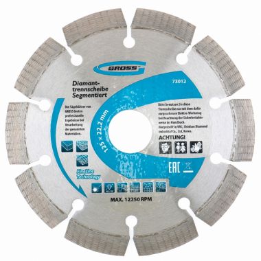 73011 — Дискалмазныйфхммсегментныйупорядоченныйалмазсухоерезание GROSS