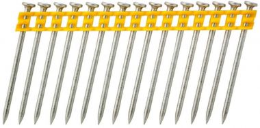 DCN8901050 — Гвозди DeWALT DCN8901050, для DCN890 по бетону, (Желтые) 2.6 x 50, оцинкованные, 510 шт./пачка DEWALT