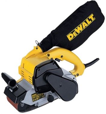 DWP352VSQS — Ленточная шлифмашина, 1010 вт, лента 75х533 мм, пылесборник, 5.5 кг DEWALT