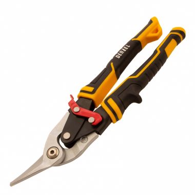 78372 — Ножницы по еталлу прямой иевый рез сталь с рехкомп рук ки DENZEL