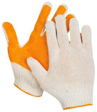 11405S — Перчатки STAYER мASTER трикотажные, 7 класс, х/б, обливная ладонь из пвх, SM STAYER