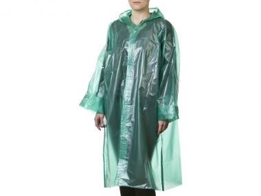 11610 — Плащ дождевик полиэтиленовый зеленый цвет универсальный размер STAYER