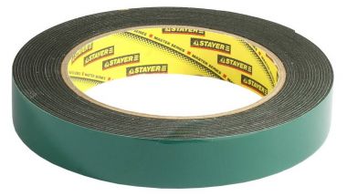 122331905 — Двухсторонняя клейкаяента на вспененной основе STAYER