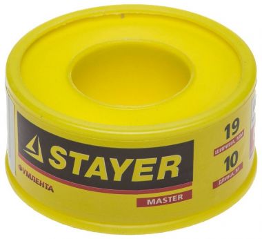 1236019040 — Фумлента STAYER MASTER  плотность 0 40 г/см3  0 075ммх19ммх10м STAYER
