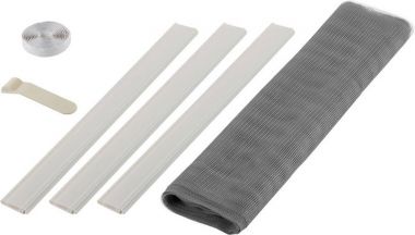 125011022 — Сетка STAYER COMFORT противомоскитная для двери  с крепежной лентой и грузиками  пэт  серая  1 0 х 2 2 м STAYER