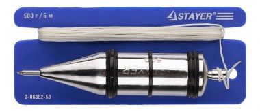 20635260 — Отвес STAYER PROFI строительный со шнуром  600 г. STAYER