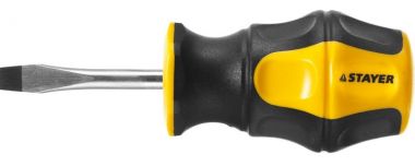250513850Z01 — Отвертка STAYER MASTER HERCULES  сRV  противоскользящая рукоятка  SL5 0X38мм STAYER