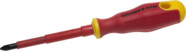25142210 — Отвертка STAYER PROFI ELECTRO диэлектрическая до 1000в  двухкомп рукоятка  PH № 2 х 100мм STAYER