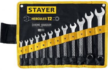 27081H12Z01 — Набор комбинированных гаечных ключей 12 шт  6  22 мм  STAYER HERCULES STAYER