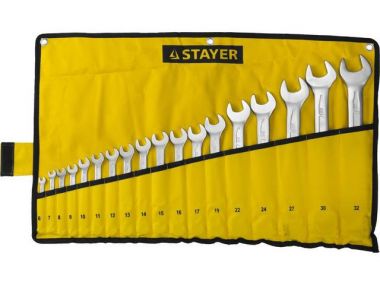 27081H18 — Набор комбинированных гаечных ключей 18 шт  6  32 мм  STAYER STAYER
