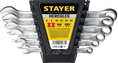 27085H6Z01 — Набор комбинированных гаечных ключей  STAYER