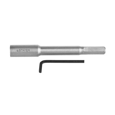 295212140 — Удлинитель для сверла левиса с хвостовиком 12мм  STAYER PROFESSIONAL 295212140  HEX 12 5  L=140мм STAYER