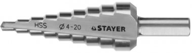 296604209 — Мм ступеней сверло ступенчатое сталь STAYER