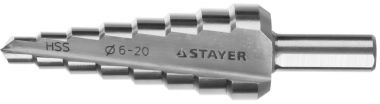 296606208 — Мм ступеней сверло ступенчатое сталь STAYER