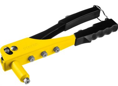 3105Z01 — Заклепочник  STAYER MAXFIX MS 100 3105  размер заклепок D=2 44 8 мм  из алюминия  стальной корпус STAYER