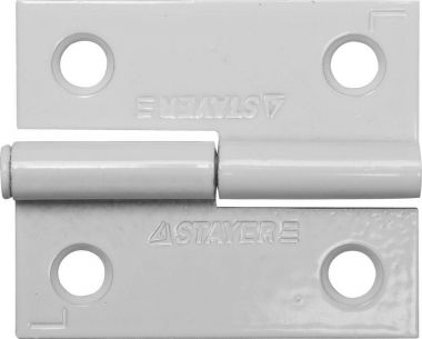 37613502L — Петля дверная STAYER MASTER разъемная, цвет белый, левая, 50мм STAYER