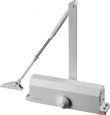 37916100 — Доводчик дверной STAYER  для дверей массой до 100 кг  цвет белый STAYER