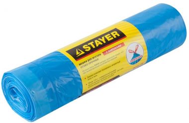 39155120 — Мусорные ешки особопрочные особопрочные с завязками синие STAYER