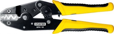 45440 — SPK10 прессклещи для медных наконечников и гильз 0.5  10 мм.кв  STAYER PROFESSIONAL STAYER