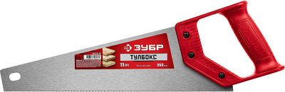 1507935 — Ножовка специальная (пила) тайгатулбокс 350 мм, 11 TPI, прямой зуб, точный рез, импульсная закалка каждого зуба, зубр ЗУБР