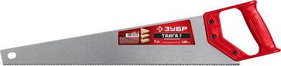 1508140 — Ножовка универсальная (пила) тайга7 400мм,7TPI, закаленный зуб, рез вдоль и поперек волокон, для средних заготовок, фанеры, дсп, мдф, зубр ЗУБР