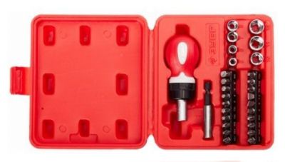 25420H29 — Набор зубр мастер отвертка реверсивная в комплекте с насадками  в боксе  29 предметов ЗУБР