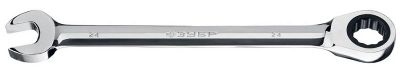 2707424 — Комбинированный гаечный ключ трещоточный 24 мм  зубр ЗУБР