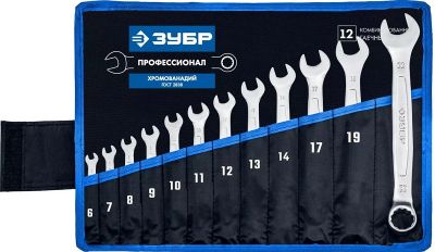 27087H12Z01 — Набор комбинированных гаечных ключей 12 шт  6  22 мм  зубр ЗУБР