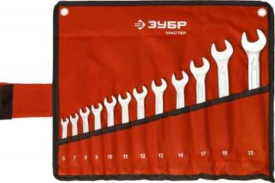 27087H8 — Набор комбинированных гаечных ключей 8 шт  6  17 мм  зубр ЗУБР