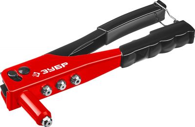 31050Z01 — Заклепочник зубр м100 31050, для алюминиевых заклепок 2.44.8 мм, Cтальной корпус ЗУБР