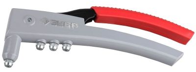 31193 — Заклёпочник с функцией удержания заклёпки зубр D=2 4 / 3 2 / 4 0 / 4 8 мм  алюминий и сталь  D=2 4 / 3 2 / 4 0  нерж.сталь  усиленный литой корпус ЗУБР