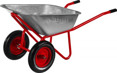 39950 — Зубр т22 тачка строительная двухколесная, 200 кг ЗУБР