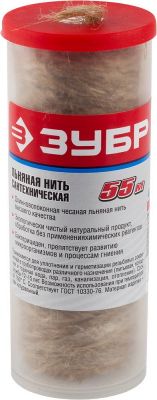451992055 — Нить зубр льняная сантехническая  55м ЗУБР