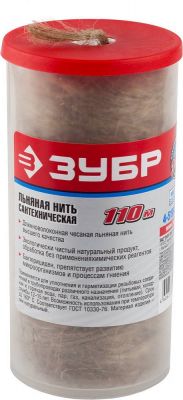 451992110 — Нить зубр льняная сантехническая  110м ЗУБР