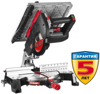 ЗПТК2551800 — Зубр  зптк2551800 пила торцовочная комбинированная, D 250 х 30 мм, 1800 вт ЗУБР