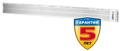 ИКОК31000 — Обогреватель зубр мастер инфракрасный, рифлёная панель, потолочный, закрытого типа, тэн, 1,0квт, 2,2 м, 220в ЗУБР