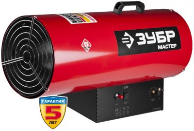 ТПГ53000М2 — Пушка зубр мастер тепловая, газовая, 220 в, 53,0 квт, 1450м.куб/час, 4,2кг/ч ЗУБР